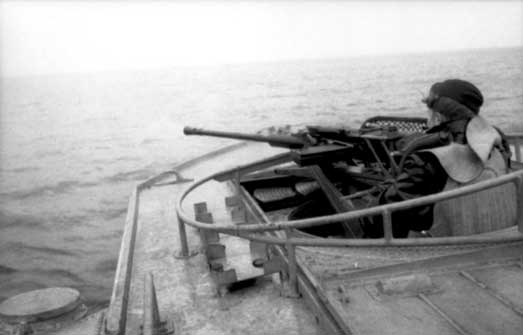 E-boat bow gun, 1942