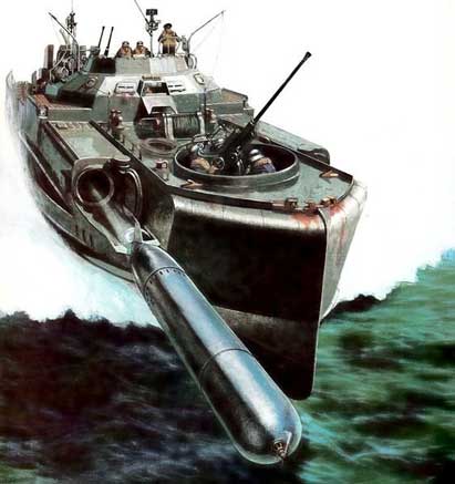 E-Boat Jerman, juga dikenal sebagai S-Boat (Schnellboote), adalah kapal torpedo berkecepatan tinggi yang banyak digunakan oleh Kriegsmarine dalam Perang Dunia II.