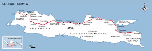 Jalan Anyer-Panarukan adalah salah satu proyek infrastruktur paling ambisius pada masa itu. Jalan ini memiliki panjang sekitar 1.000 kilometer dan membutuhkan tenaga kerja yang besar. Pekerja jalan terdiri dari penduduk setempat yang dipaksa bekerja tanpa pembayaran yang layak. Kondisi kerja yang buruk dan upah yang rendah menjadi sumber ketidakpuasan bagi pekerja.